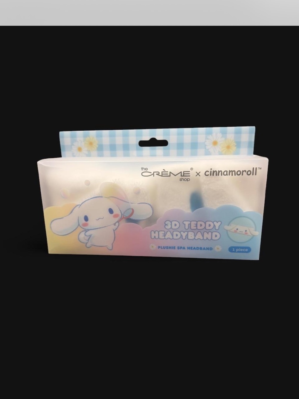 3D Teddy Headband - Pastel Blue